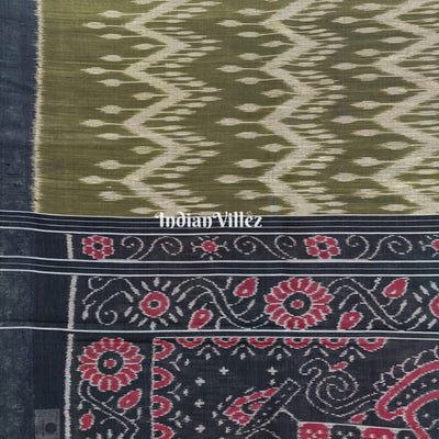 Mehendi Green Gopalpur Tussar Silk Saree