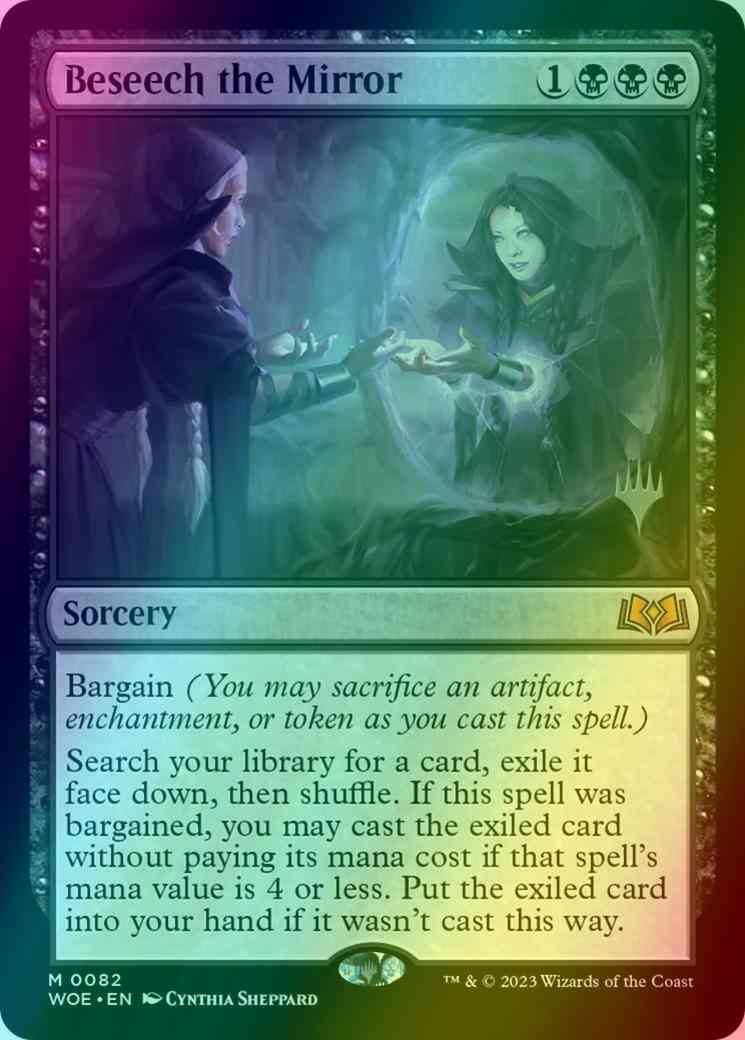 Beseech the Mirror [82p] [Promo Pack] [Wilds of Eldraine: Promos] [Foil]