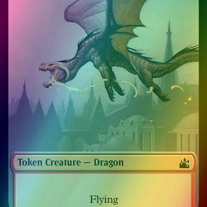 Bird Token (01) // Dragon Token (07) [Ravnica Remastered: Tokens] [Foil]