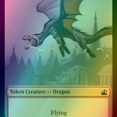 Bird Token (01) // Dragon Token (07) [Ravnica Remastered: Tokens] [Foil]