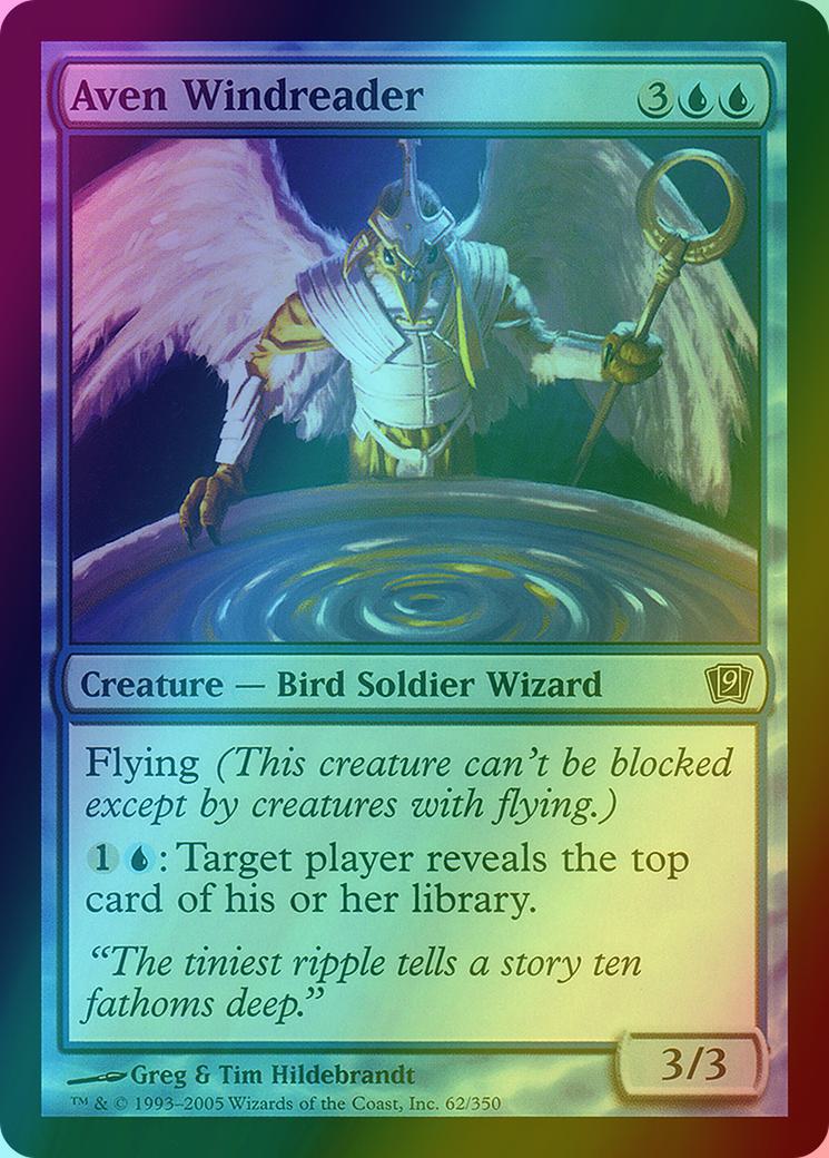 Aven Windreader [62x] [Ninth Edition] [Foil]