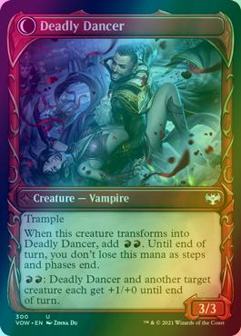 Alluring Suitor // Deadly Dancer [300] [Fang Frame Showcase] [Innistrad: Crimson Vow] [Foil]