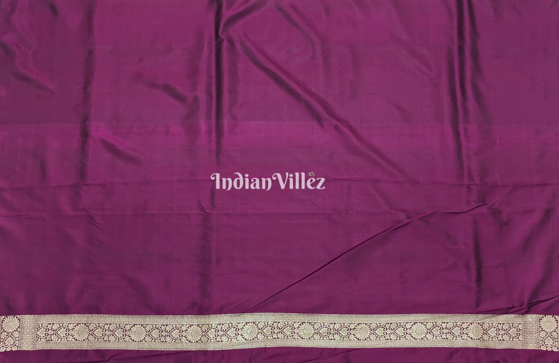 Purple Designer Banarasi Meenakari Katan Silk Saree
