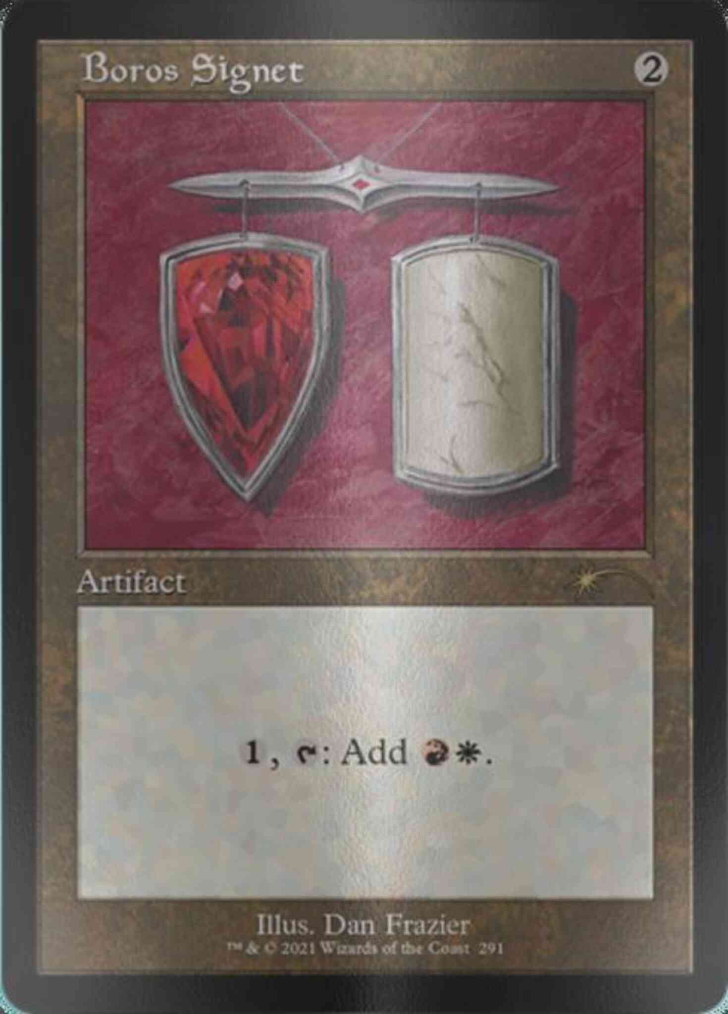 Boros Signet [0291] [Retro Frame] [Dan Frazier] [Secret Lair Drop] [Etched Foil]