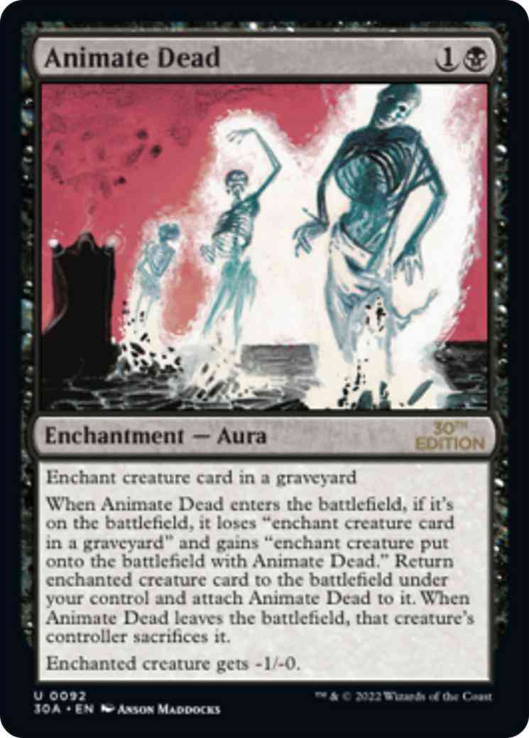 Animate Dead [92] [30th Anniversary Edition] [Non-Foil]