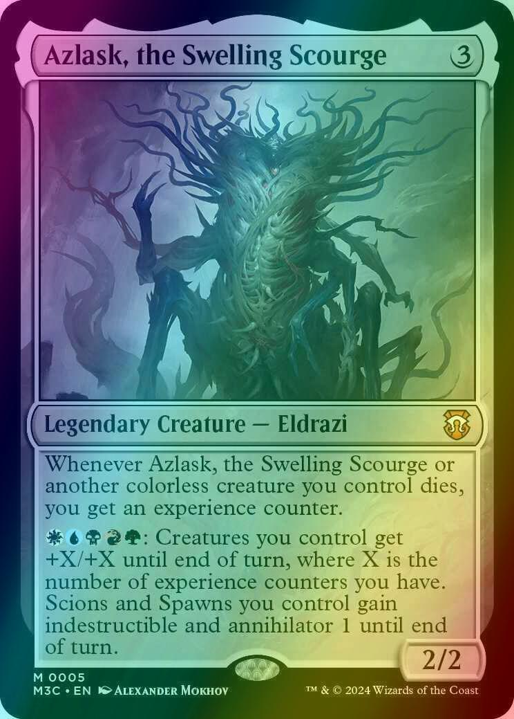 Azlask, the Swelling Scourge [5] [Modern Horizons 3: Commander] [Foil]