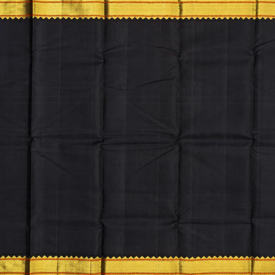 Peach Handloom Kanchipuram Korvai Silk Saree With Floral Buttas