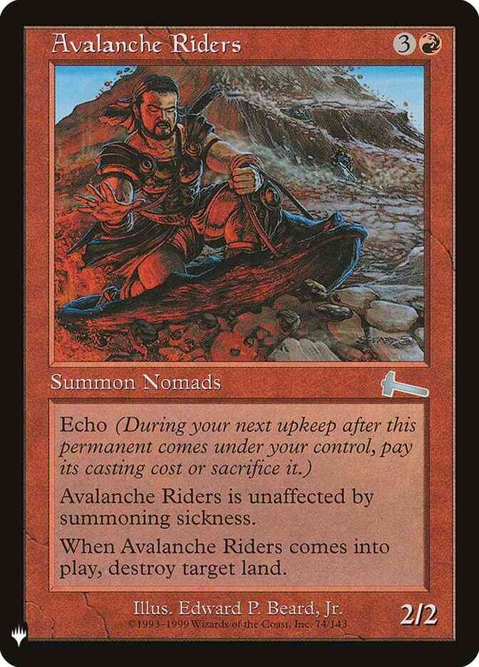 Avalanche Riders [ULG-74] [The List] [Non-Foil]