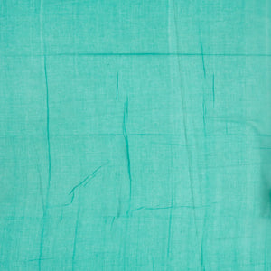 Aquamarine Handloom Bengal Cotton Saree With Buttas