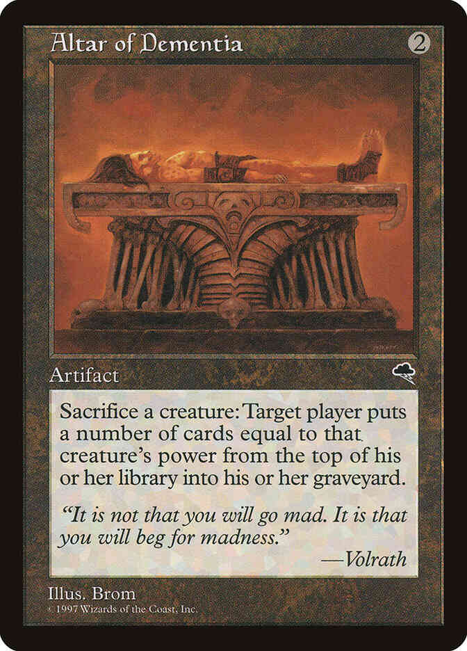 Altar of Dementia [276] [Tempest] [Non-Foil]