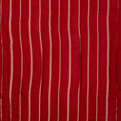 Peach Woven Tissue Saree With Floral Motifs