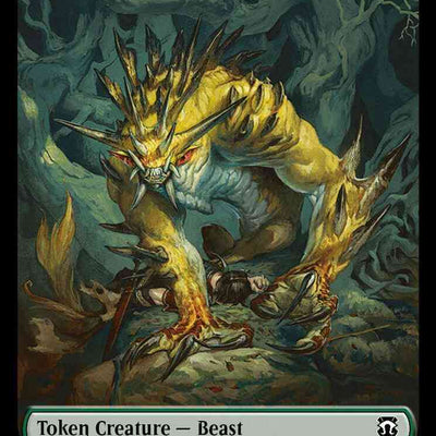 Beast Token (15) // Insect Token (25) [Modern Horizons 3: Commander: Tokens] [Non-Foil]