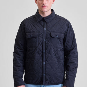 Black Double Pocket Relaxed Fit Jacket