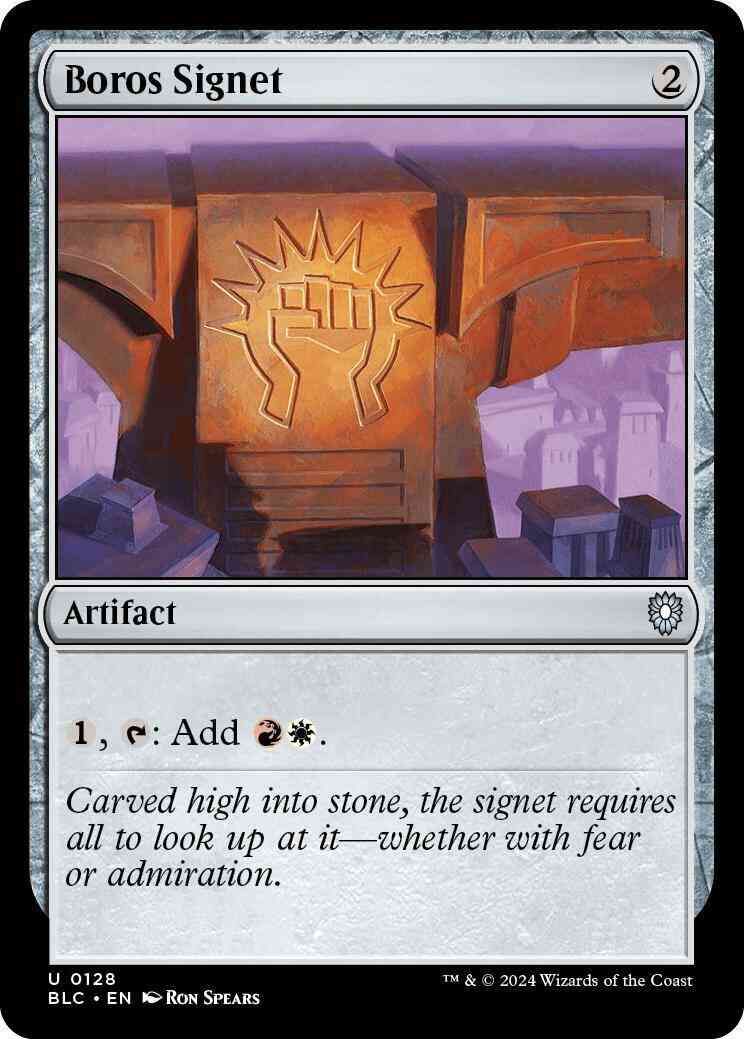 Boros Signet [128] [Bloomburrow: Commander] [Non-Foil]