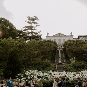 A Romantic Museum Wedding with Bright DIY Flowers