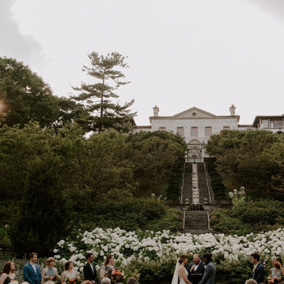 A Romantic Museum Wedding with Bright DIY Flowers