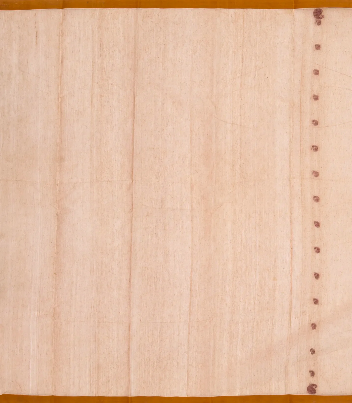 Light Brown Bengal Cotton Saree With Mango Motifs