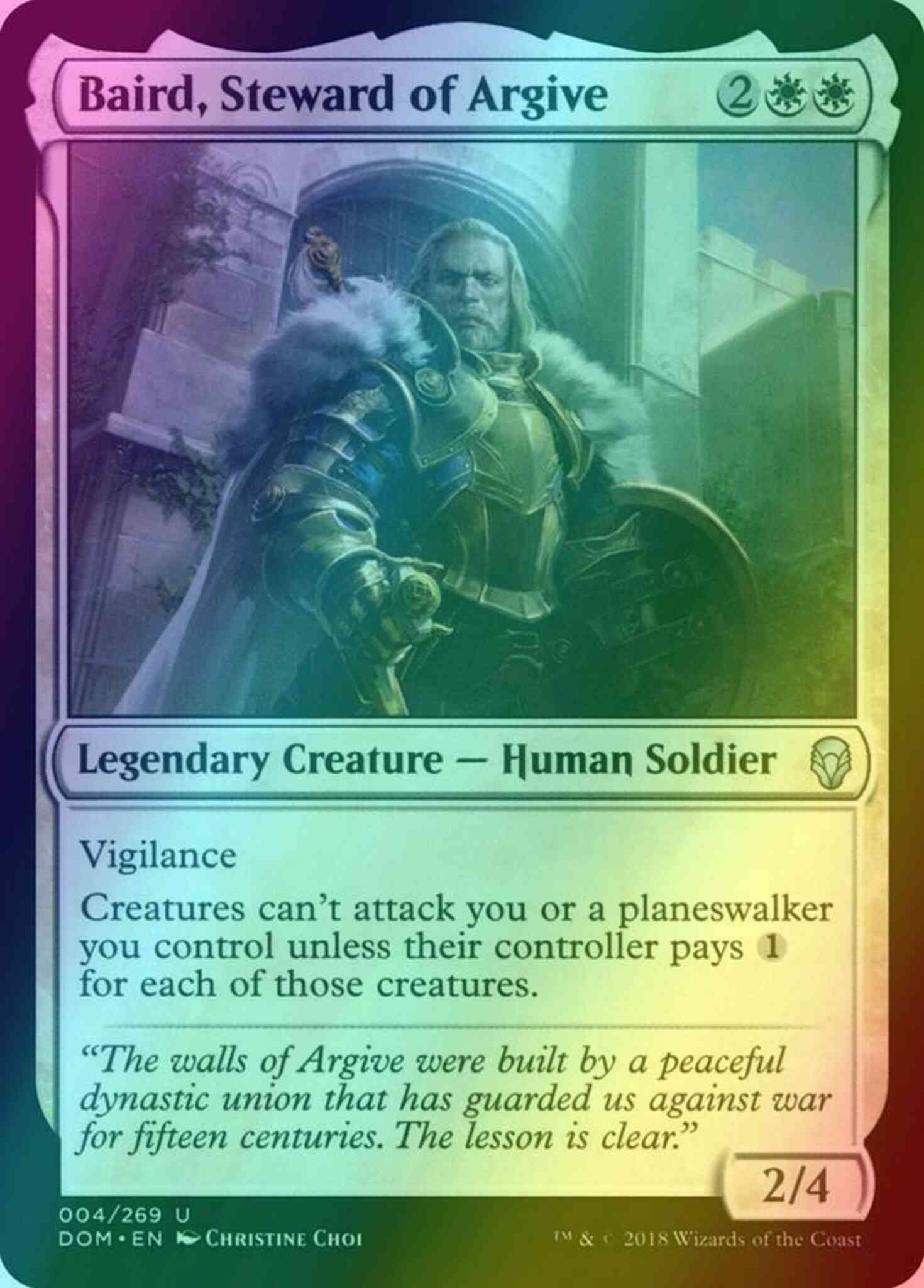 Baird, Steward of Argive [4] [Dominaria] [Foil]