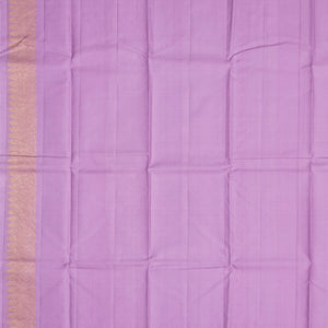 Lavender Handloom Kanchipuram Silk Saree With Butterfly Motifs
