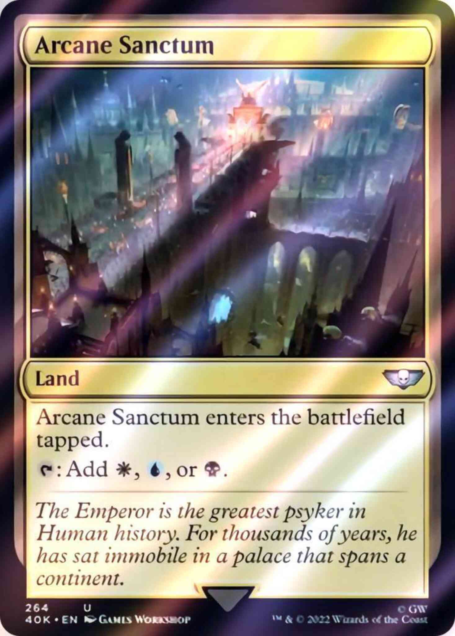Arcane Sanctum [264] [Universes Beyond: Warhammer 40,000] [Surge Foil]