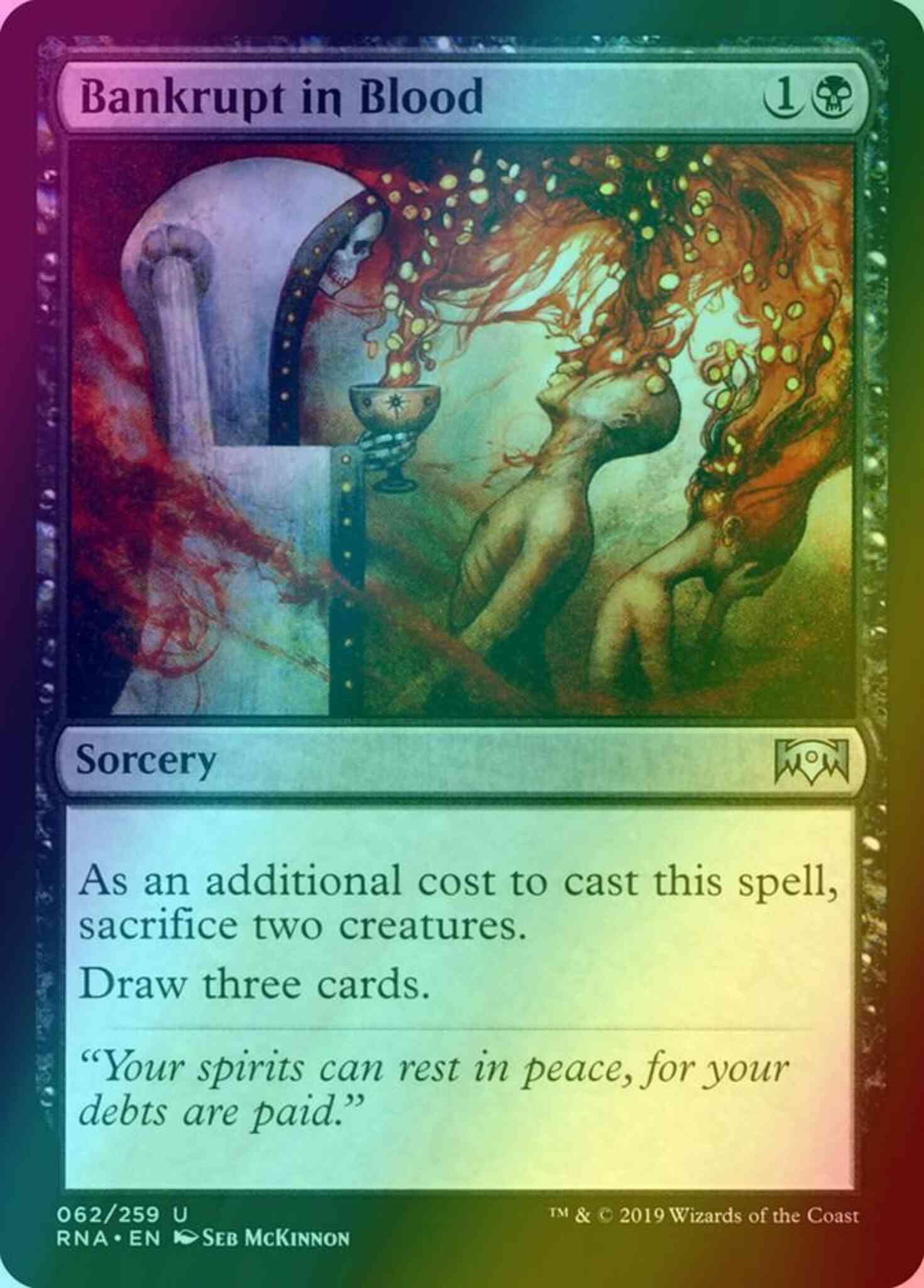 Bankrupt in Blood [62] [Ravnica Allegiance] [Foil]