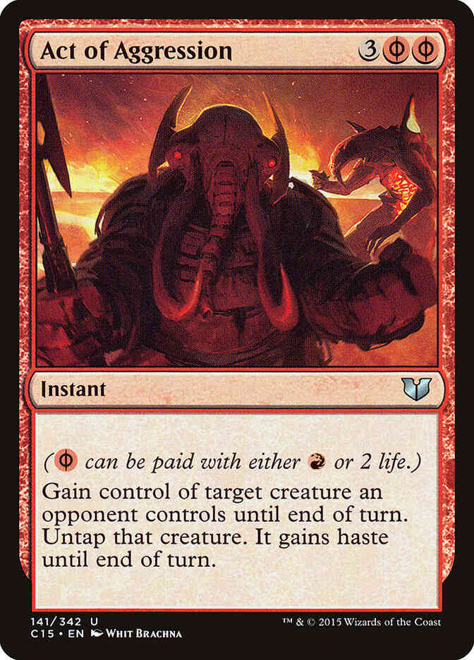 Act of Aggression [141] [Commander 2015] [Non-Foil]