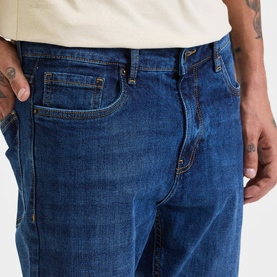 Dark Blue Regular Fit Jeans