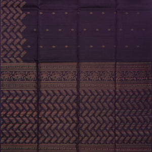 Magenta Handloom Soft Silk Saree With Floral Buttas