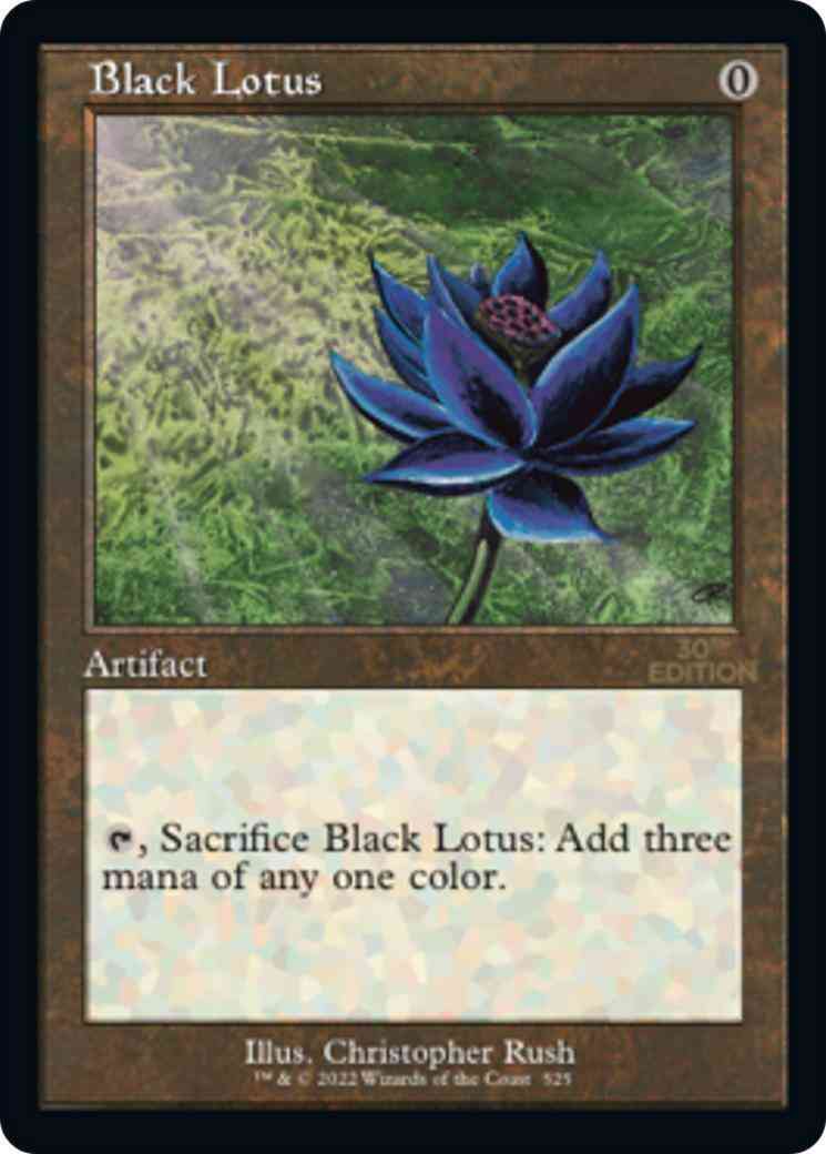 Black Lotus [525] [Retro Frame] [30th Anniversary Edition] [Non-Foil]