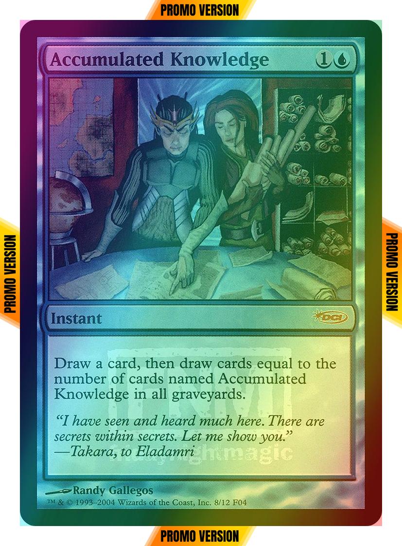 Accumulated Knowledge [8] [Friday Night Magic 2004] [Foil]