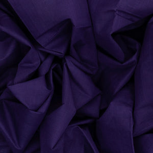 Violet Handloom Venkatagiri Cotton Saree With Border in a checkered pattern