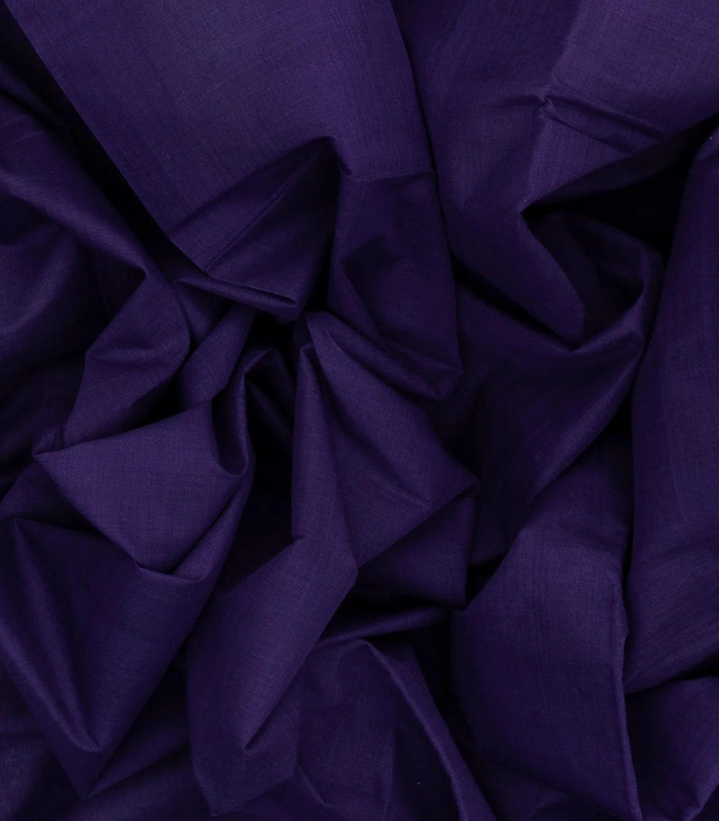 Violet Handloom Venkatagiri Cotton Saree With Border in a checkered pattern