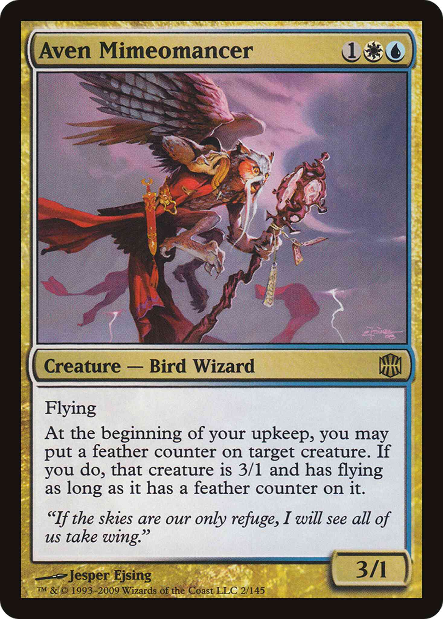 Aven Mimeomancer [2] [Alara Reborn] [Non-Foil]