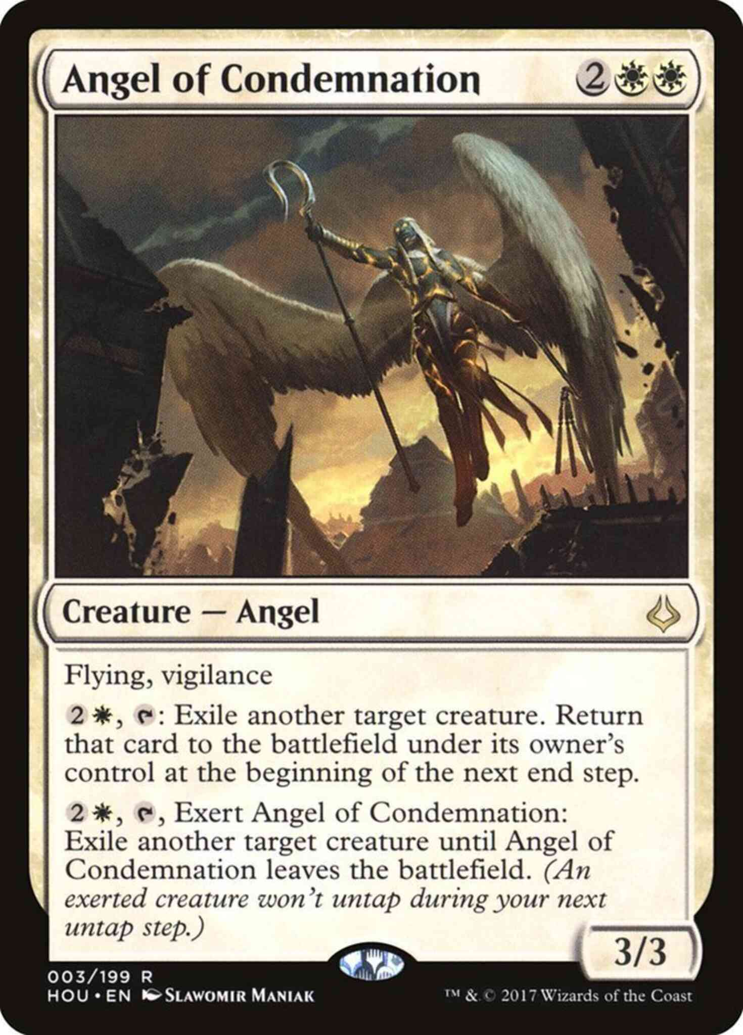 Angel of Condemnation [3] [Hour of Devastation] [Non-Foil]