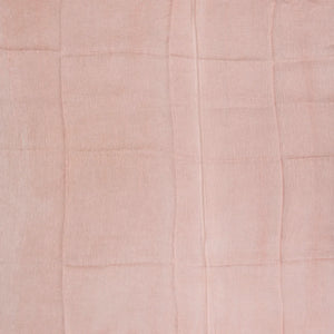 Baby Pink Handloom Tussar Linen Silk Saree With Chevron Motifs