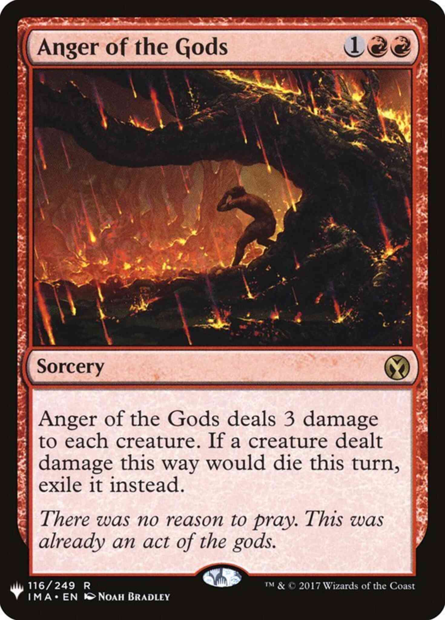 Anger of the Gods [IMA-116] [The List] [Non-Foil]
