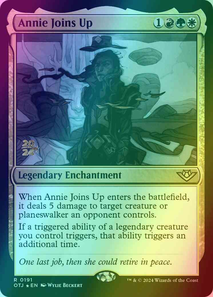 Annie Joins Up [191s] [Prerelease] [Outlaws of Thunder Junction: Promos] [Foil]