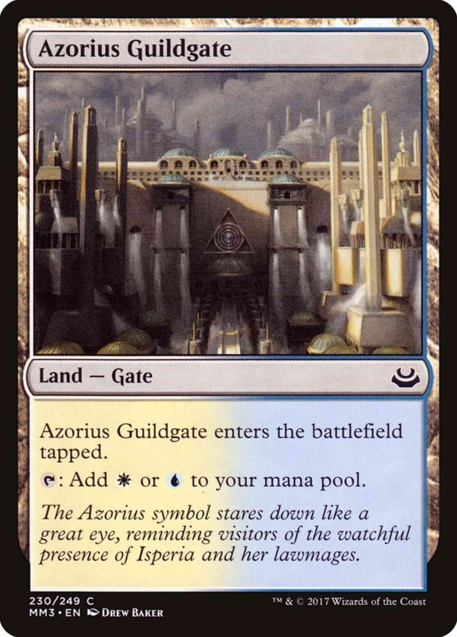 Azorius Guildgate [230] [Modern Masters 2017] [Non-Foil]