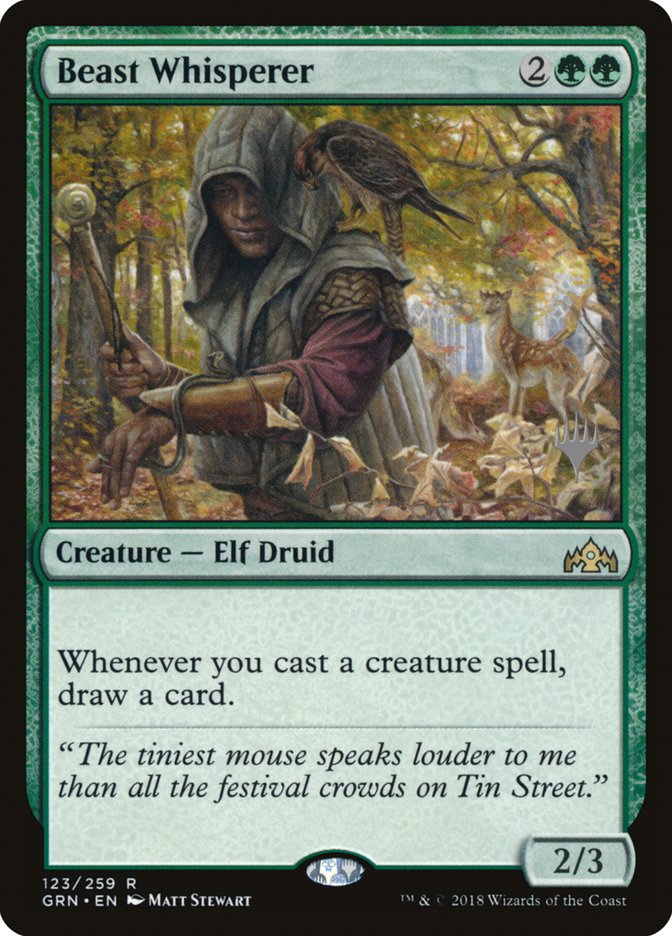 Beast Whisperer [123p] [Promo Pack] [Guilds of Ravnica Promos] [Non-Foil]