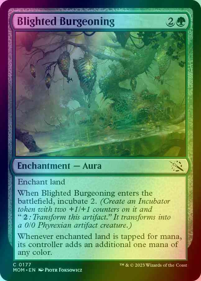 Blighted Burgeoning [177] [March of the Machine] [Foil]