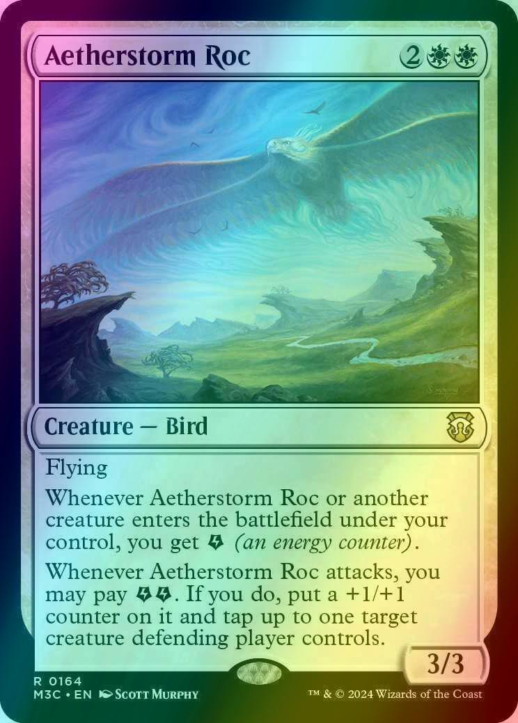 Aetherstorm Roc [164] [Modern Horizons 3: Commander] [Ripple Foil]