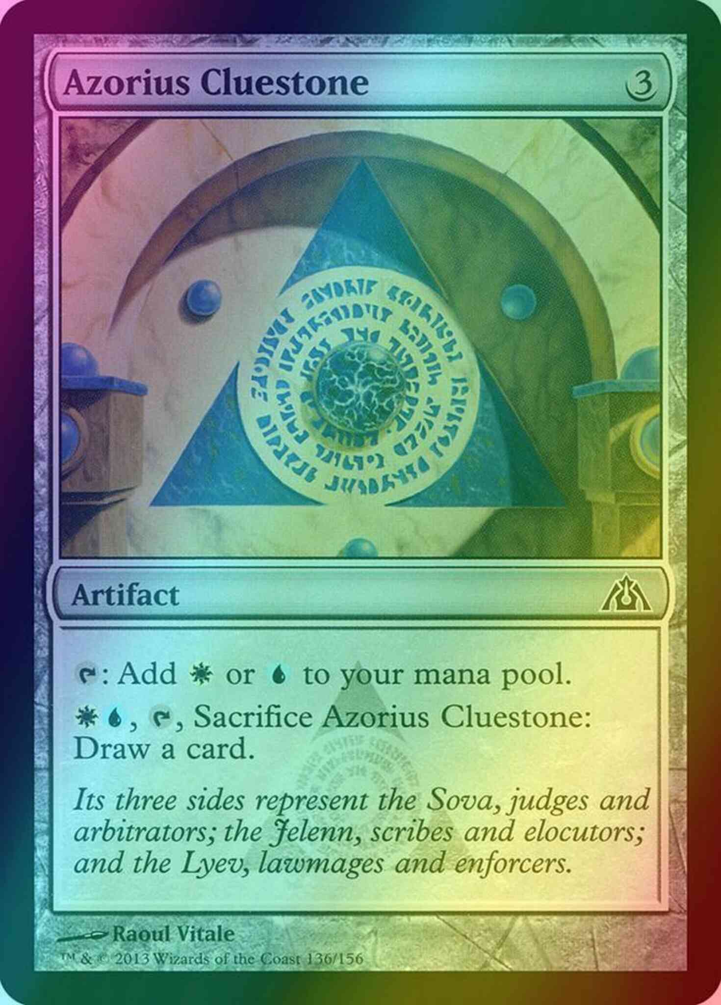 Azorius Cluestone [136] [Dragon's Maze] [Foil]