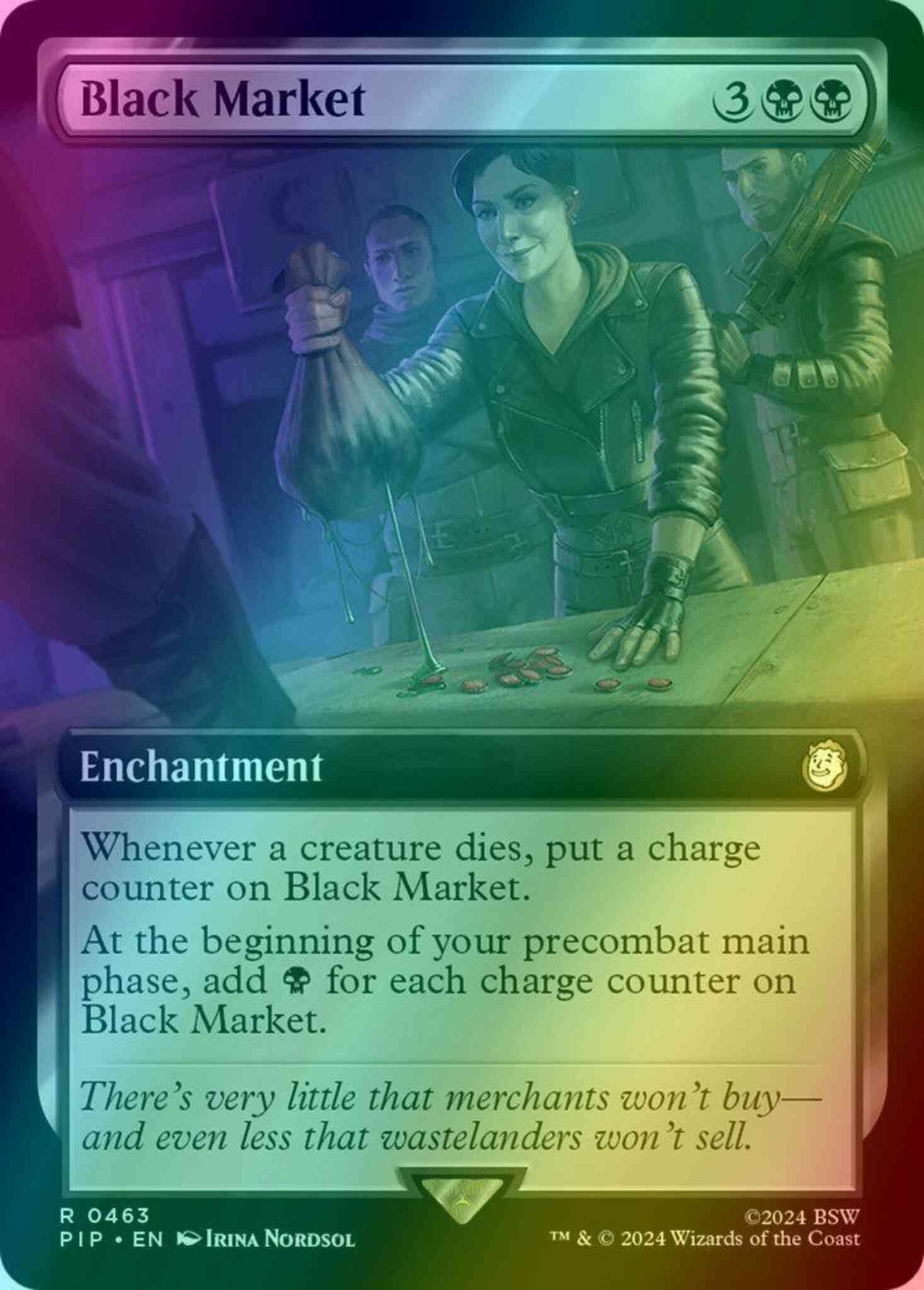 Black Market [463] [Extended Art] [Fallout] [Foil]