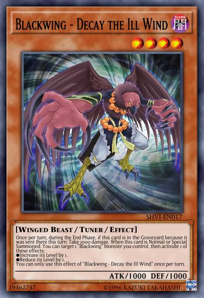 Blackwing - Decay the Ill Wind - SHVI-EN017 - Common - 1st Edition
