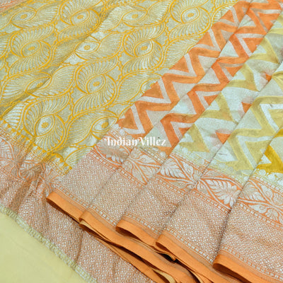 Multi Color Banarasi Khaddi Georgette Saree
