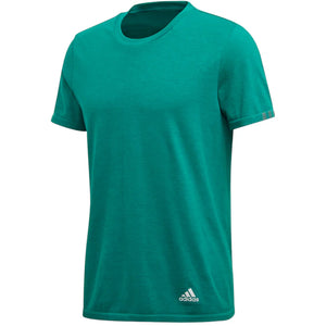 adidas 25/7 Crew Neck Short Sleeve Athletic T-Shirt Green