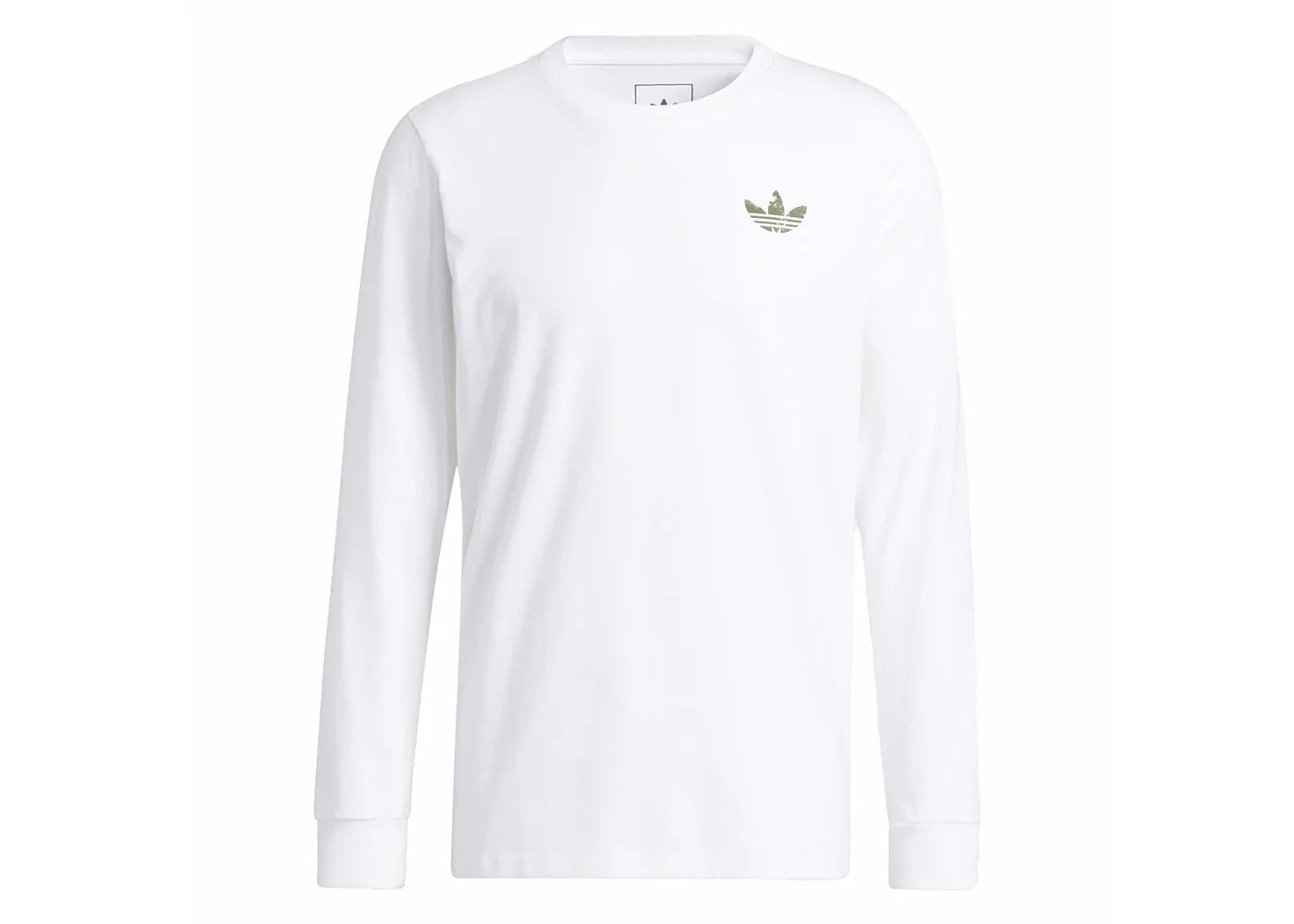adidas 4.0 Logo Long Sleeve Tee White