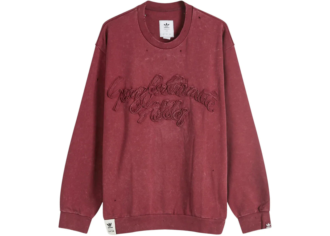 adidas Adi004 Tee Long Sleeve T-shirt Maroon