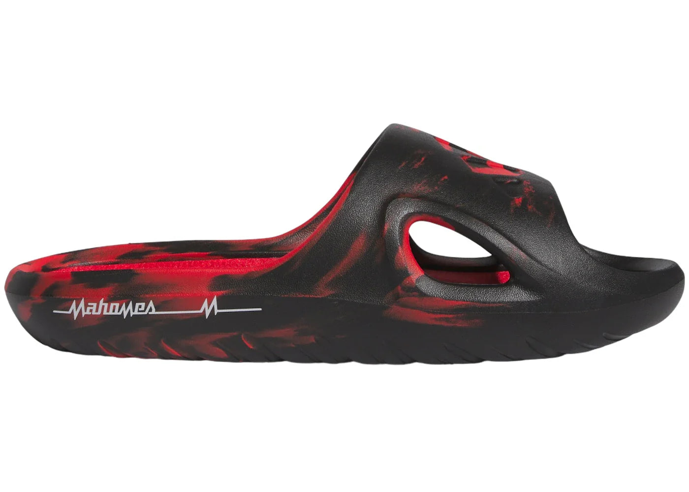 adidas Adicane Slides Core Black Team Collegiate Red Bright Red