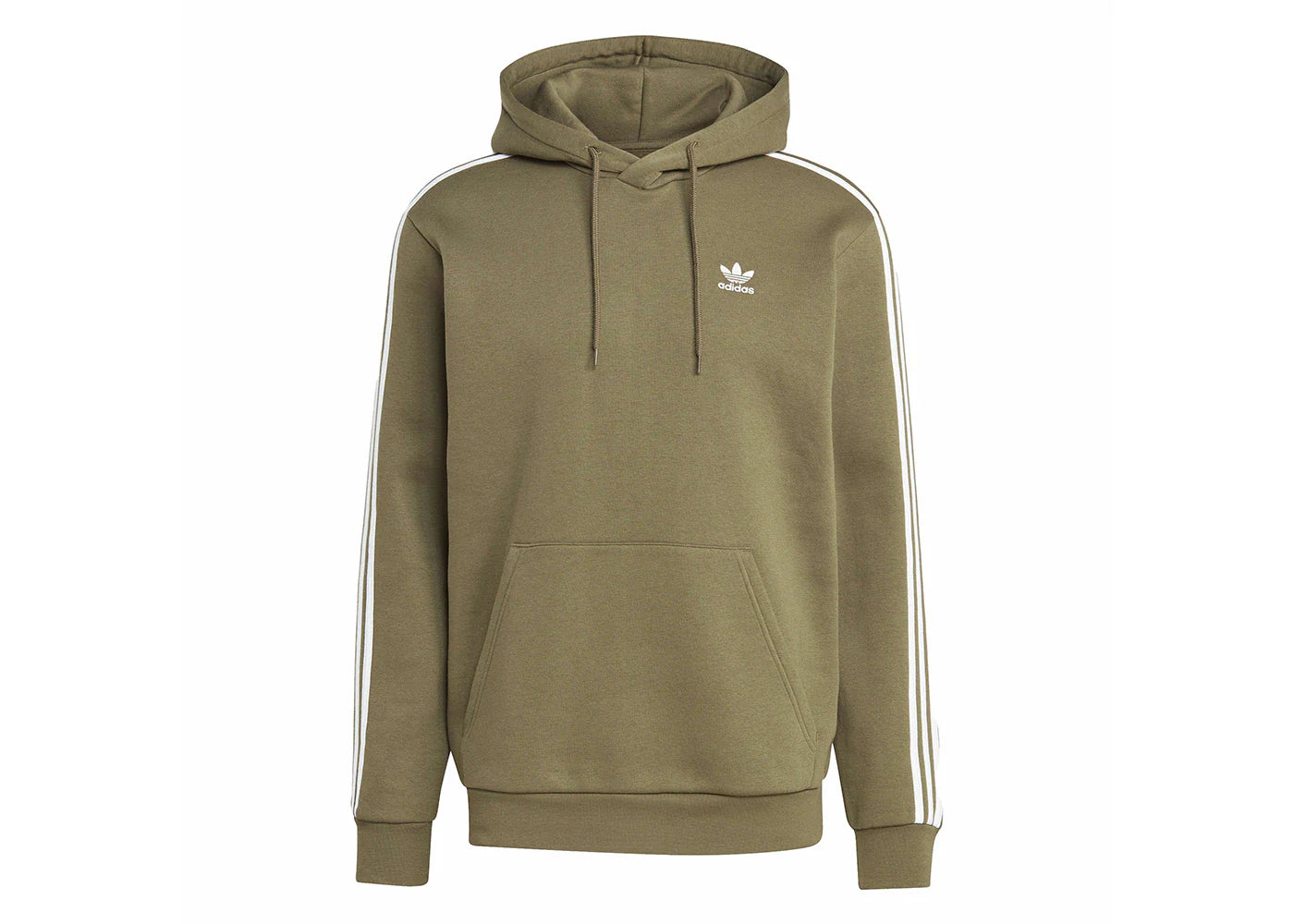 adidas Adicolor Classics 3-Stripes Hoodie Olive Strata